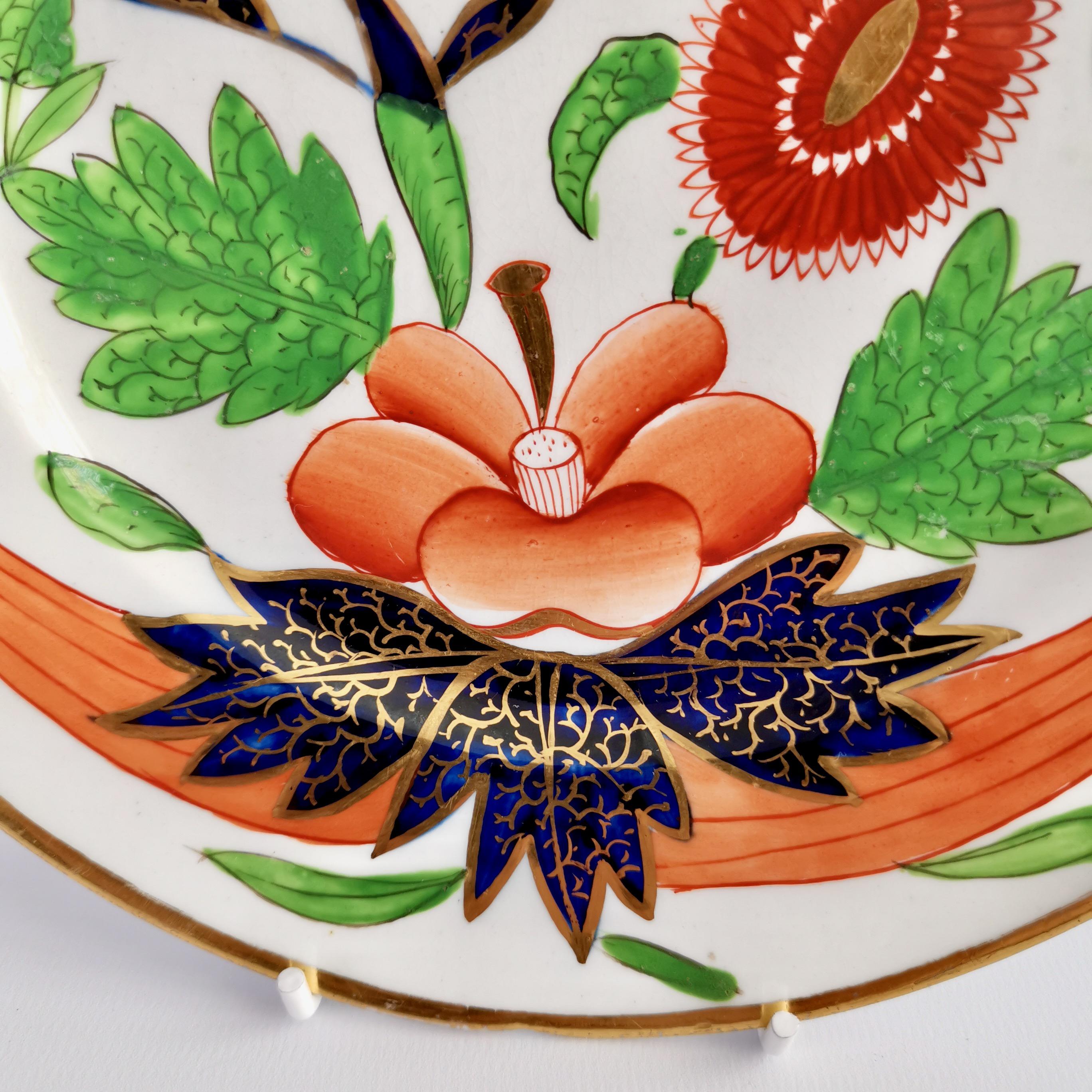 John Rose Coalport Porcelain Dessert Service, Japan Imari Pattern, circa 1805 In Good Condition In London, GB