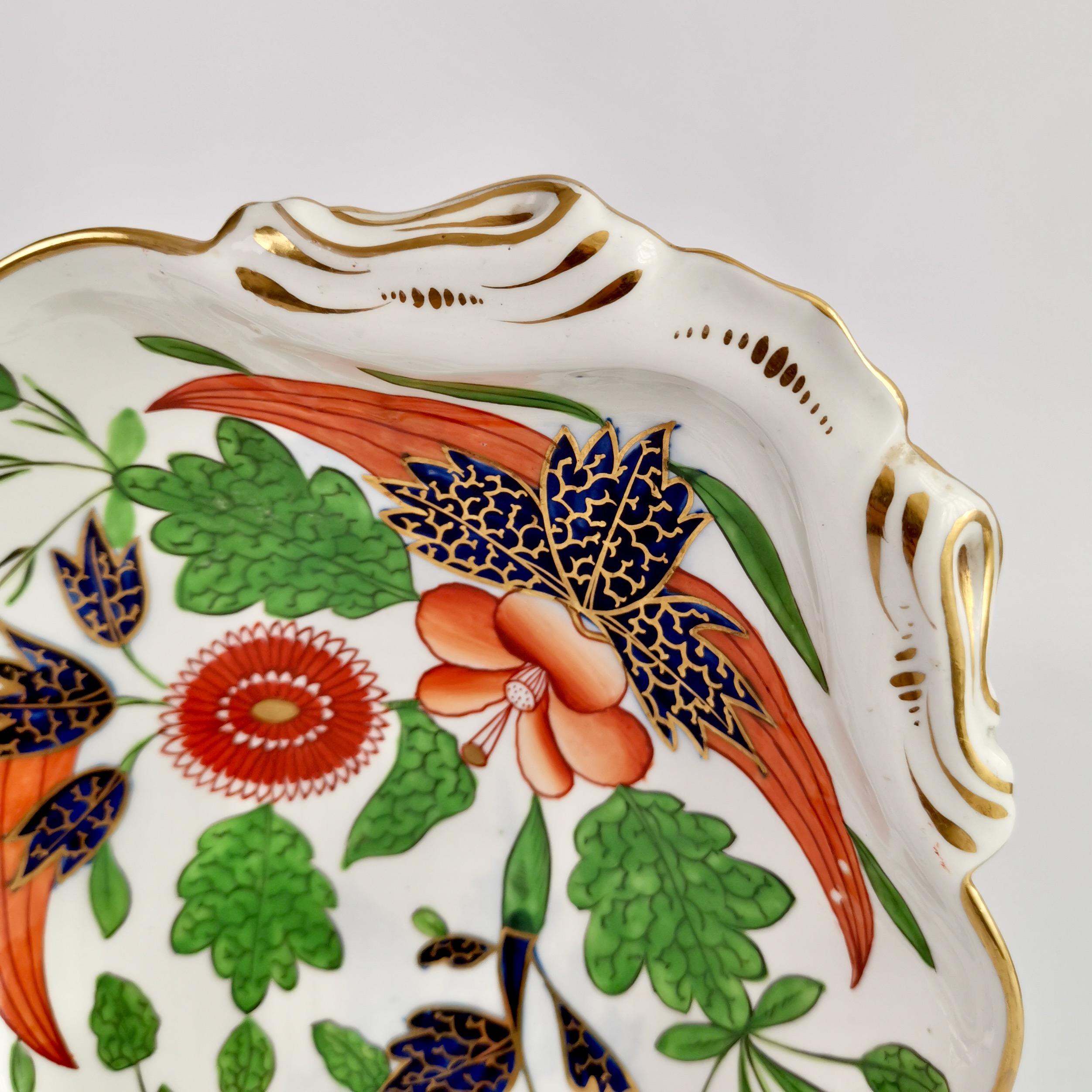 Early 19th Century John Rose Coalport Porcelain Dessert Service, Japan Imari Pattern, circa 1805