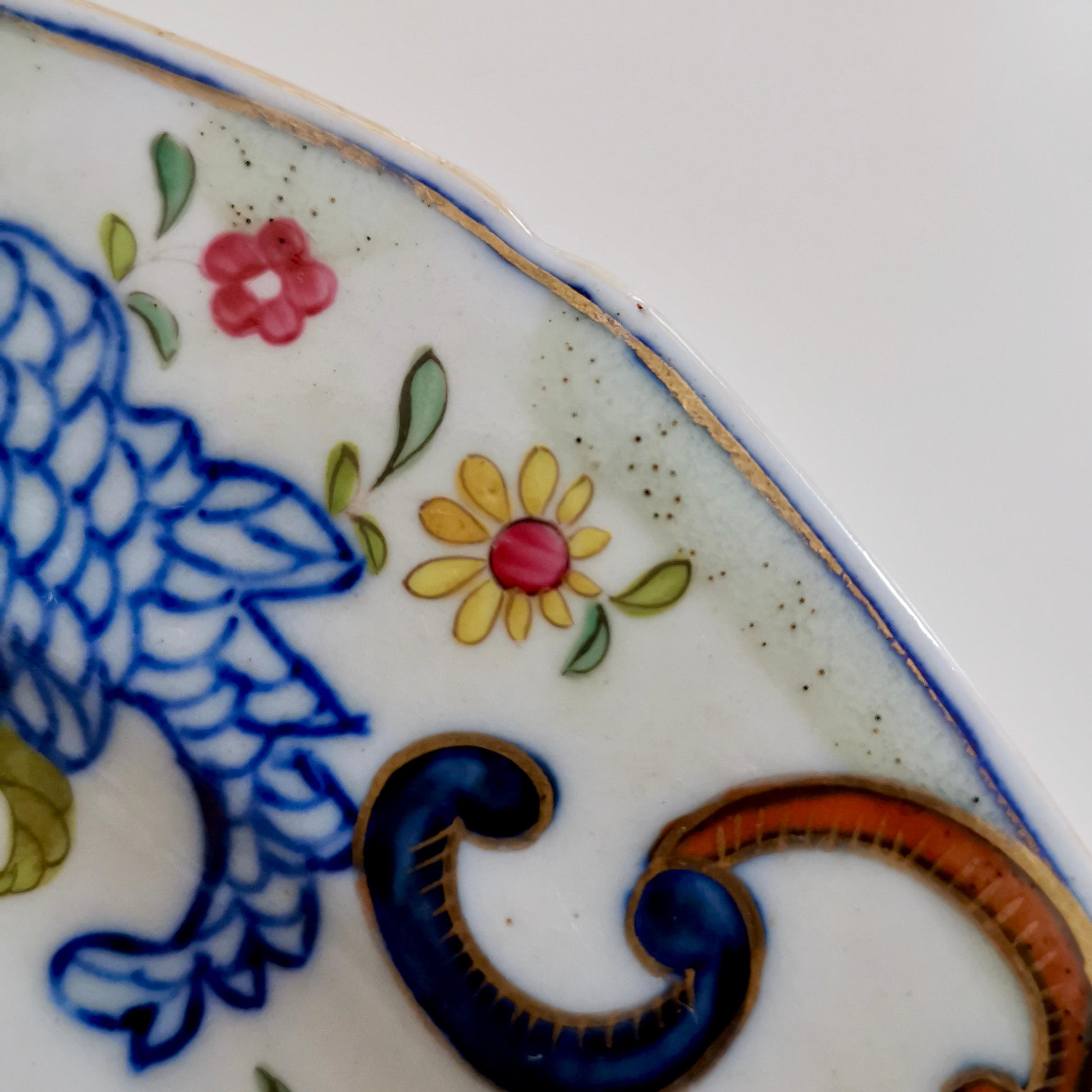 John Rose Coalport Porcelain Plate, Japanese Kamon, George III, circa 1800 5