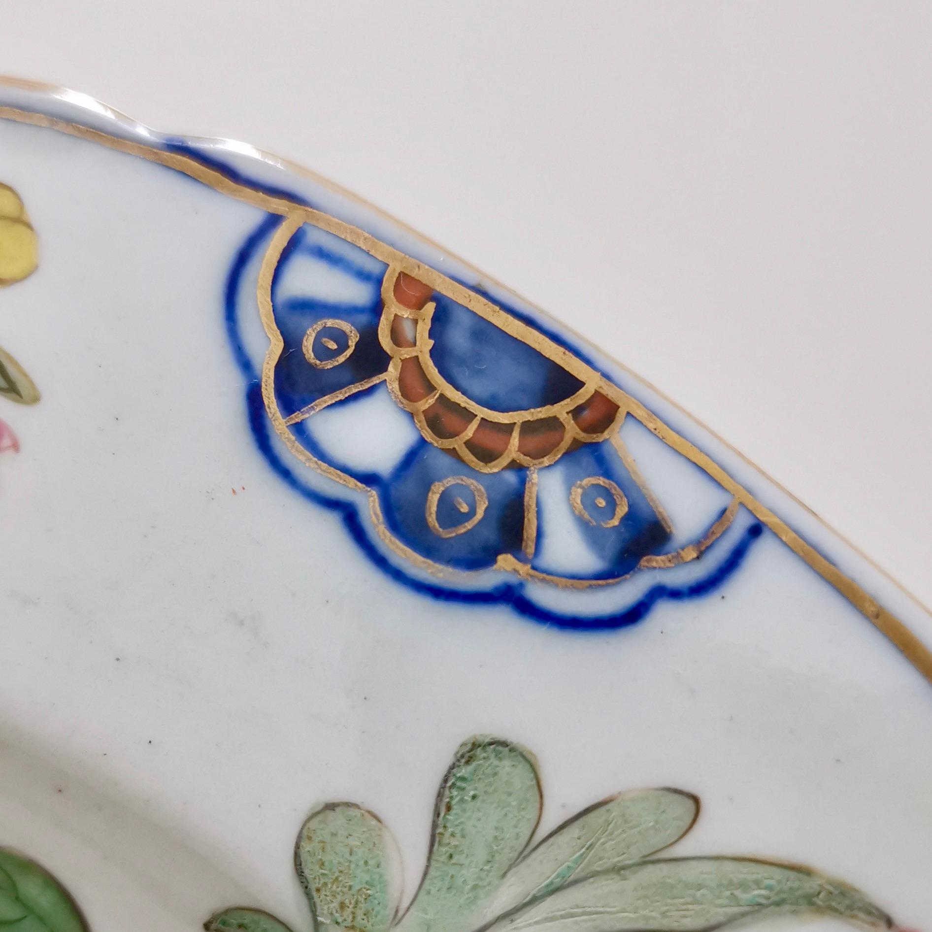 John Rose Coalport Porcelain Plate, Japanese Kamon, George III, circa 1800 2