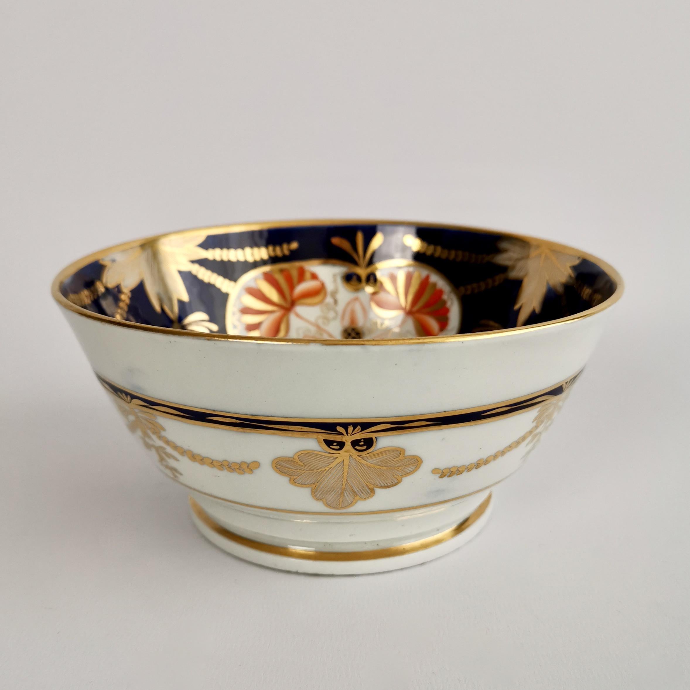 John Rose Coalport Porcelain Tea Service, Regency Imari Patt. 128, circa 1815 8