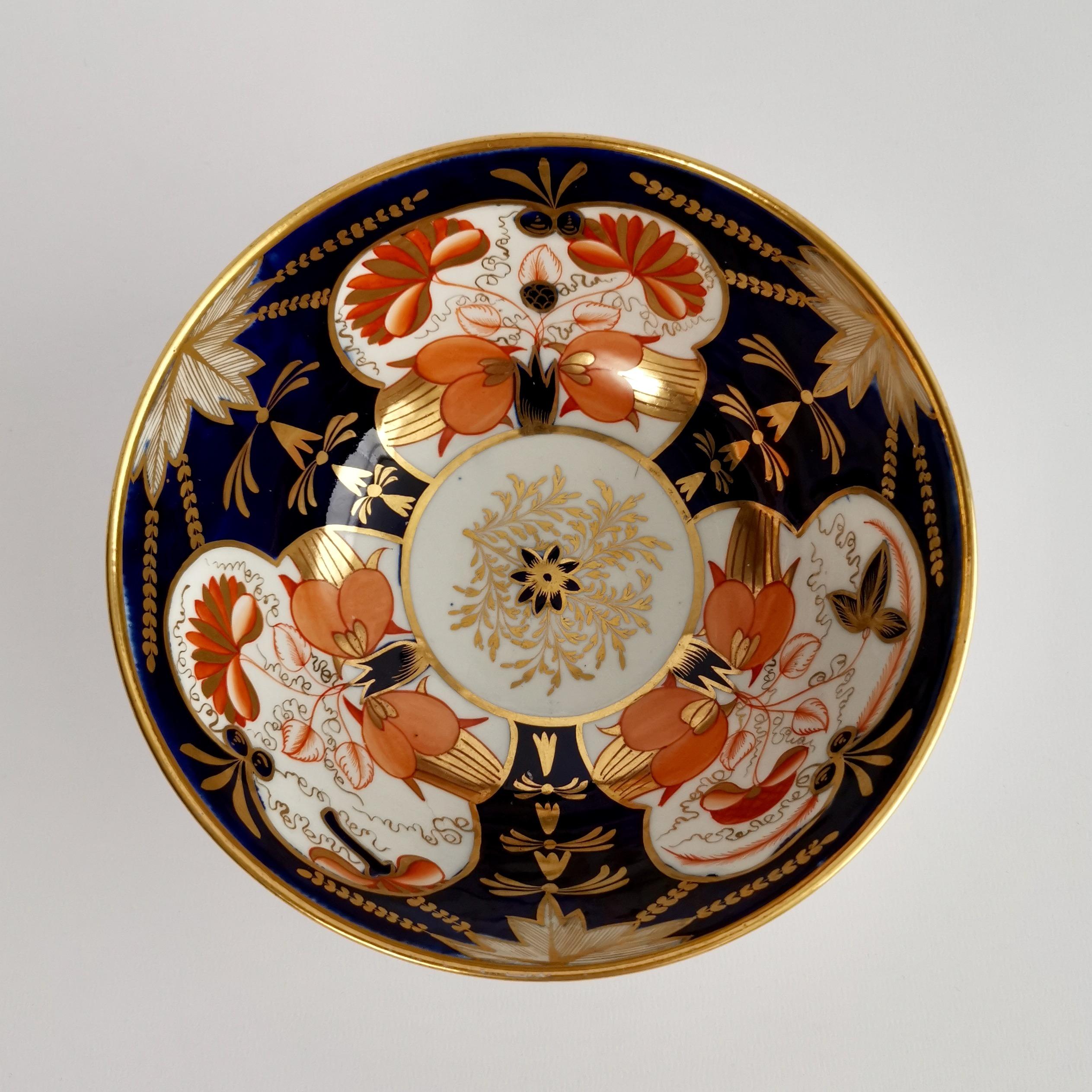 John Rose Coalport Porcelain Tea Service, Regency Imari Patt. 128, circa 1815 9