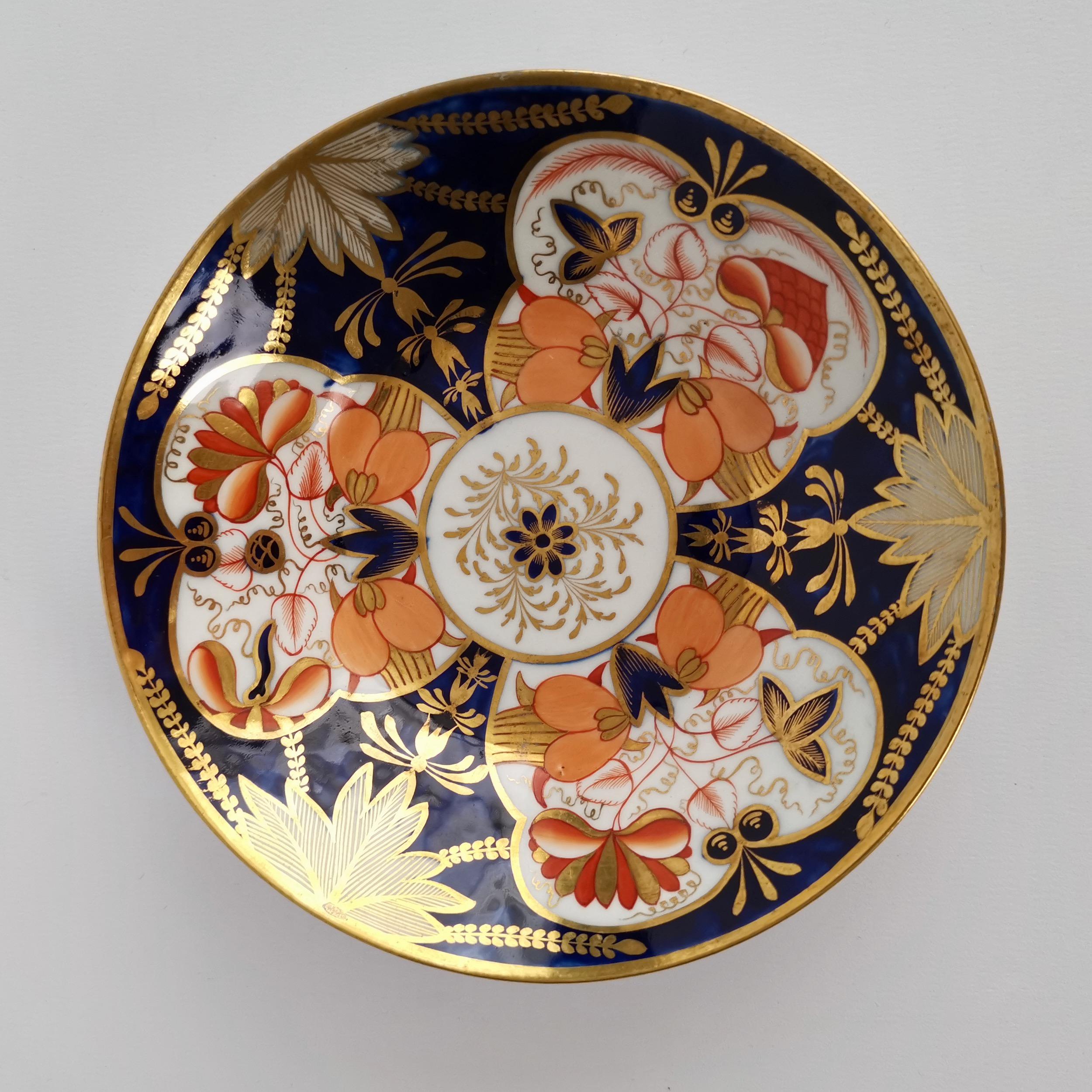 John Rose Coalport Porcelain Tea Service, Regency Imari Patt. 128, circa 1815 10