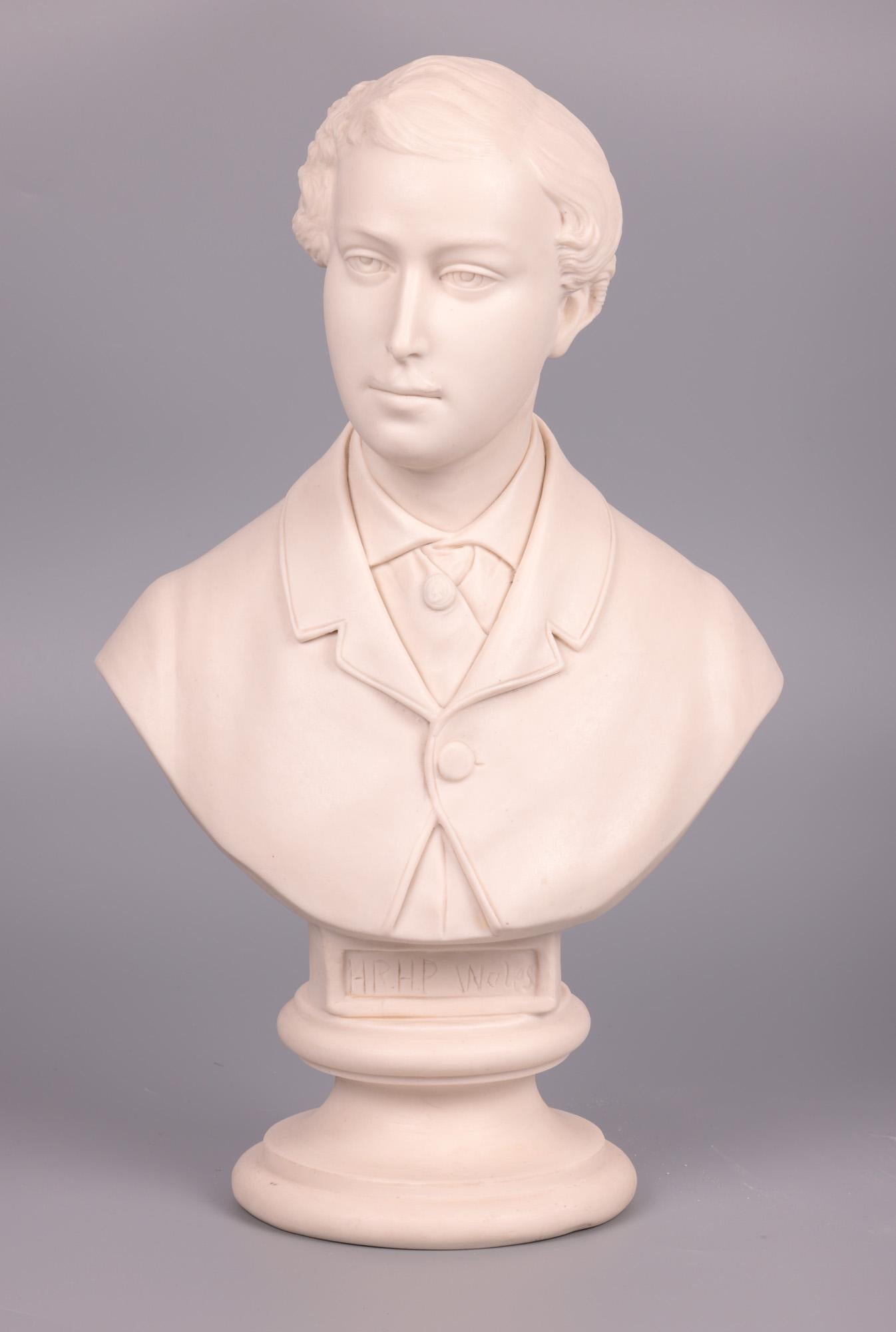 John Rose Coalport Prince of Wales Parian Bust, 1863 For Sale 6