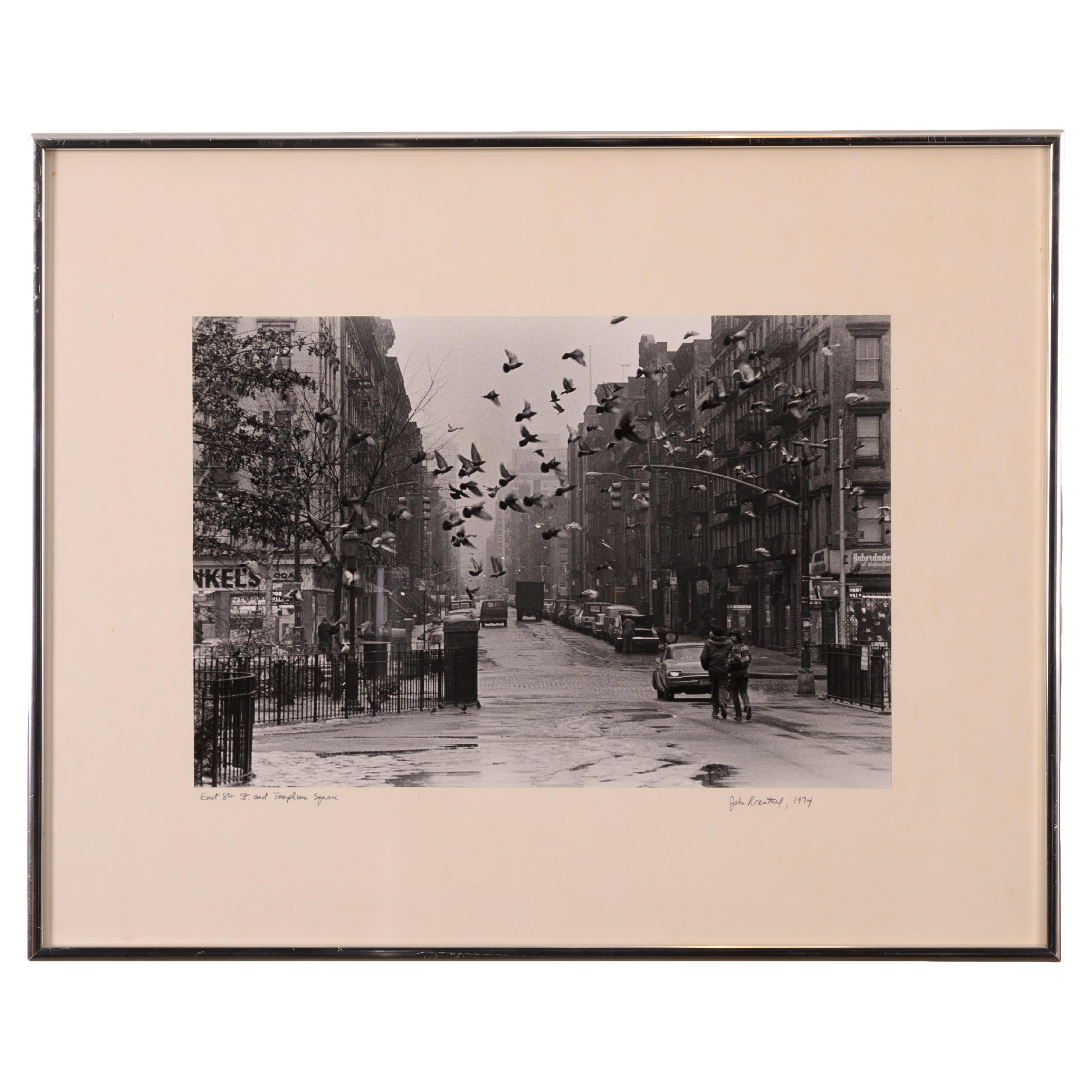 John Rosenthal East 8th St. and Tompkins Square East Village Photograph For Sale
