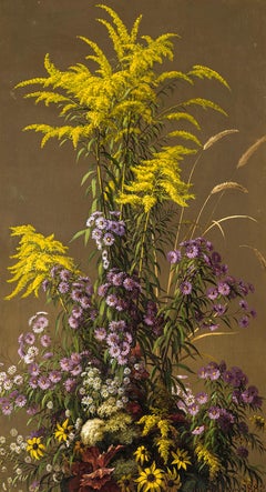 Épingle dorée et autres fleurs sauvages