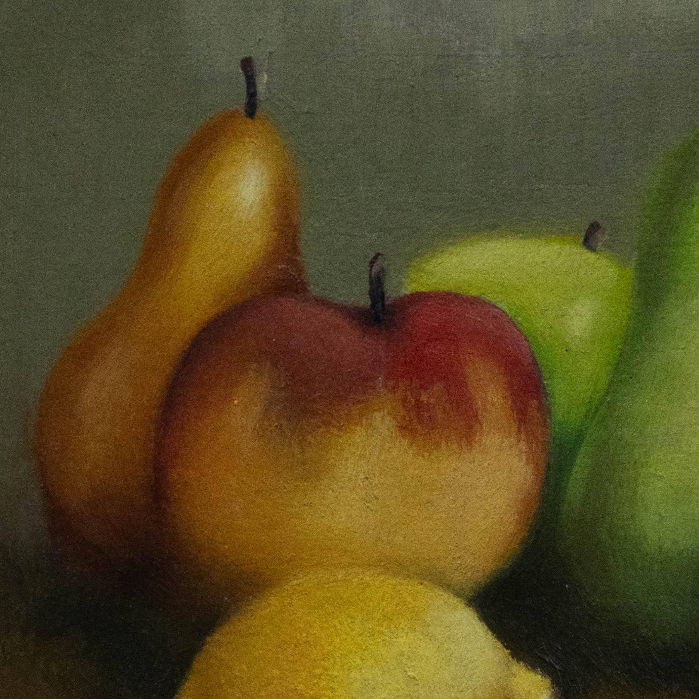 John Ross - Framed Contemporary Oil, Still Life of Fruit For Sale 3