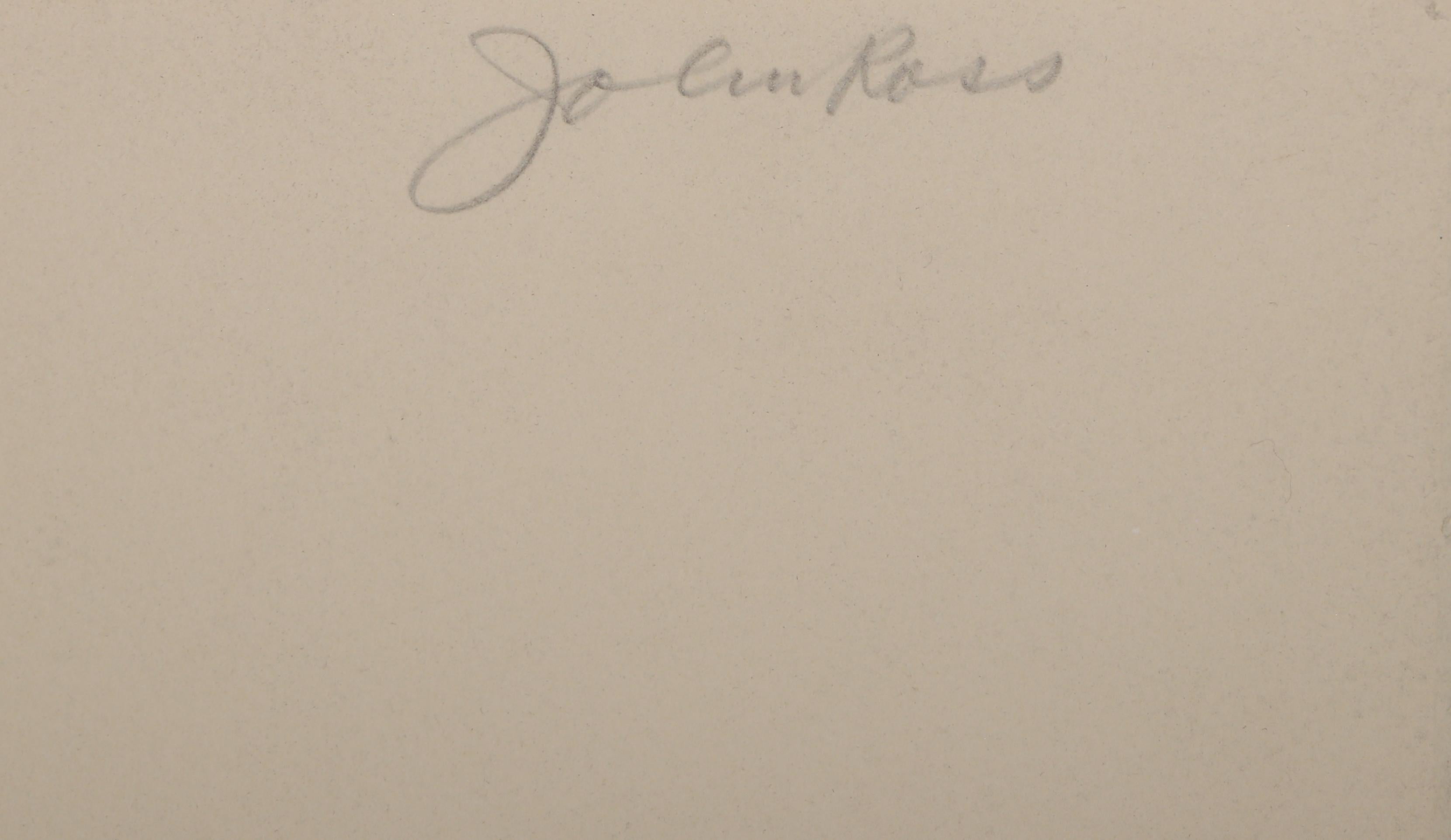 Homenaje a la Ciudad - Día,  Tríptico realista al aguafuerte de John Ross en venta 5