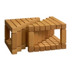 John Rubinstein, tables d'appoint, Wood Woods, États-Unis, années 1990