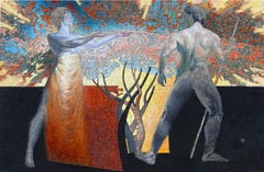 Kalypso Offers Odysseus Immortality, Oil on Canvas, 28x40 in, 2026