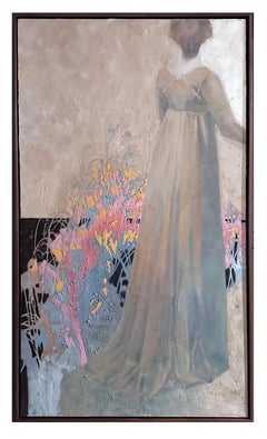 Penelope Waits and Odysseus - Based on Homer's Odyssey, Diptych, Oil on Canvas