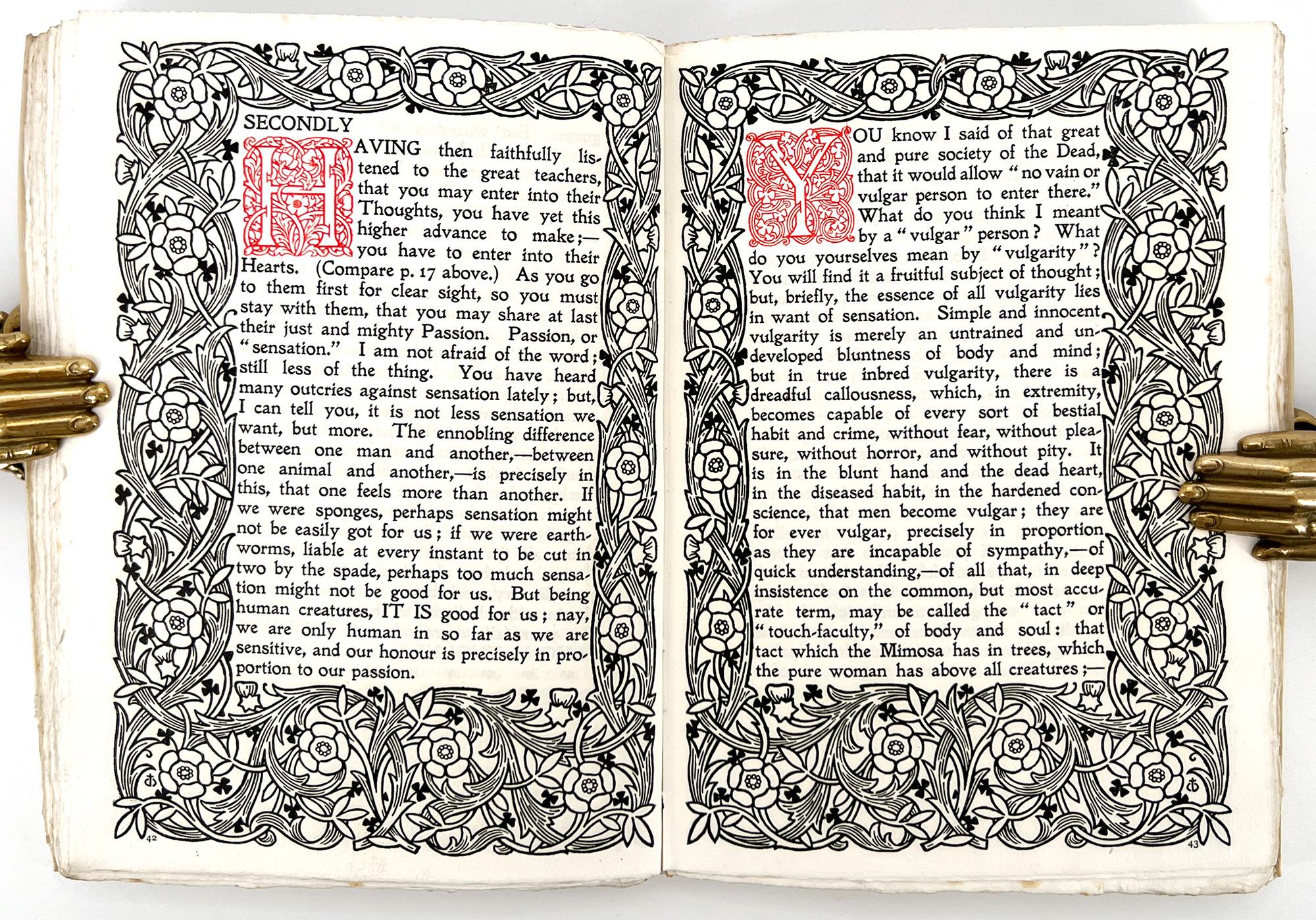 English John Ruskin, OF KING'S TREASURIES For Sale