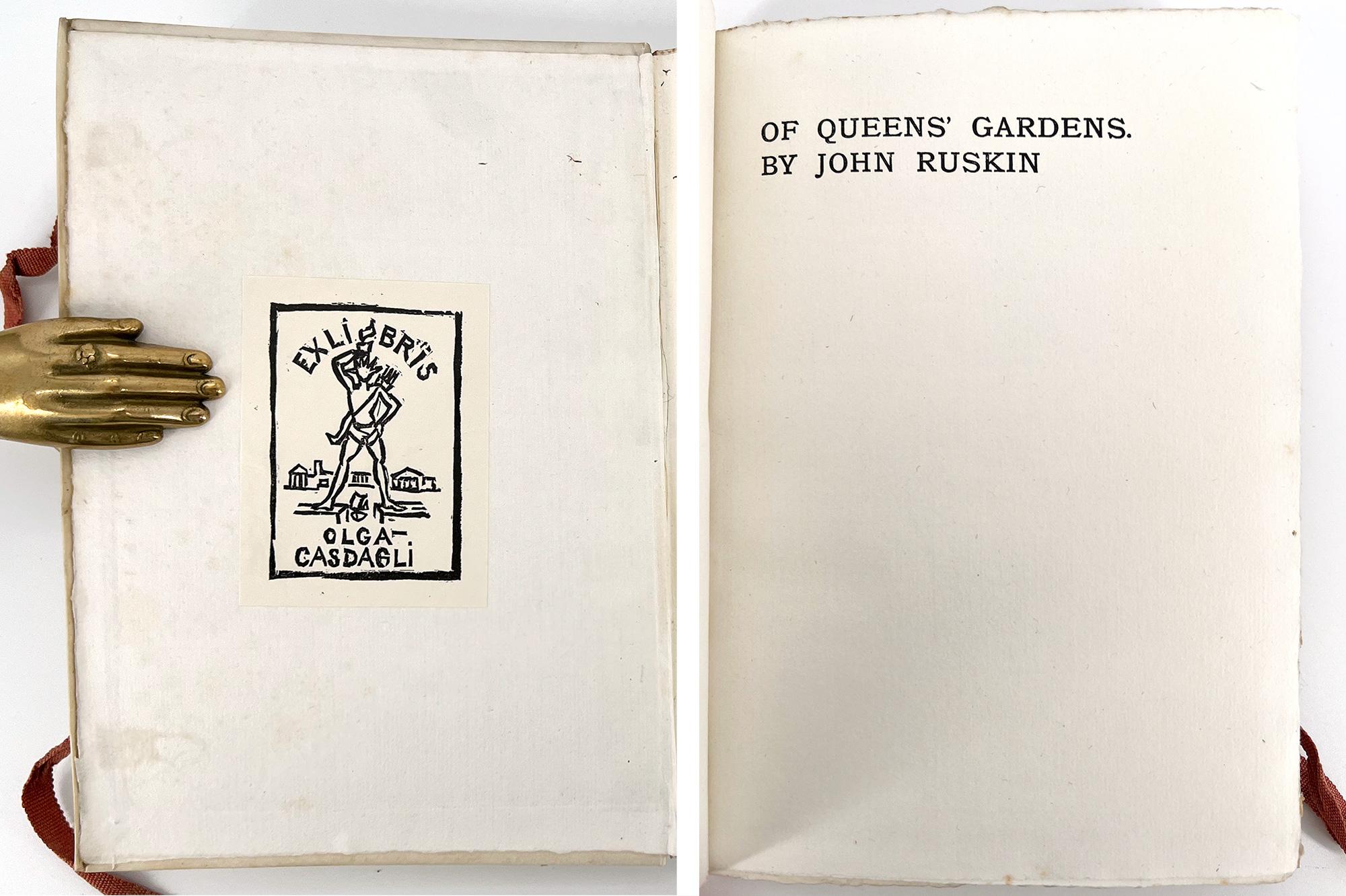 Londra / Edimburgo: George Allen / Ballantyne Press, 1902
8vo, 8 x 5 3/4 pollici (203 x 145 mm), (4), 68, (1) pp. Stampato su carta di Wood fatta a mano con un bordo di fiori e viti su ogni pagina con iniziali in rosso; dispositivo dell'editore