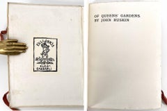 John Ruskin, DEI GIARDINI DELLE QUEENS