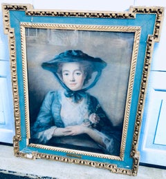 John Russell 1745-1806 Pastel Portrait of  "Miss Felicity Page"