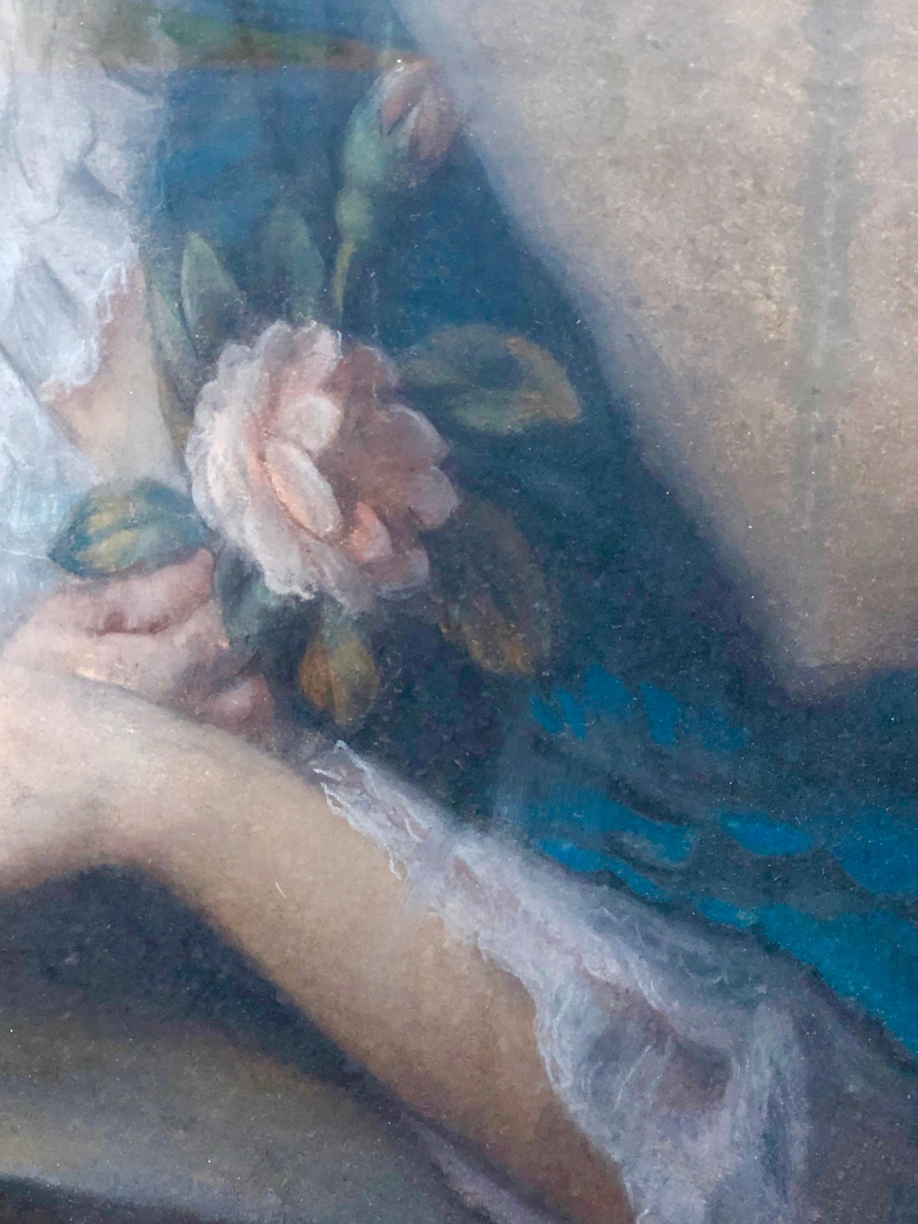Inglese John Russell 1745-1806 Ritratto a pastello di  