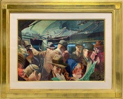 In the Subway Art Deco Style