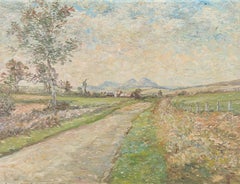 John S. Shiach - 1982 Oil, Towards The Eildan Hills