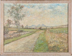 John S. Shiach – Ölgemälde, „Towards The Eildan Hills“, 1982