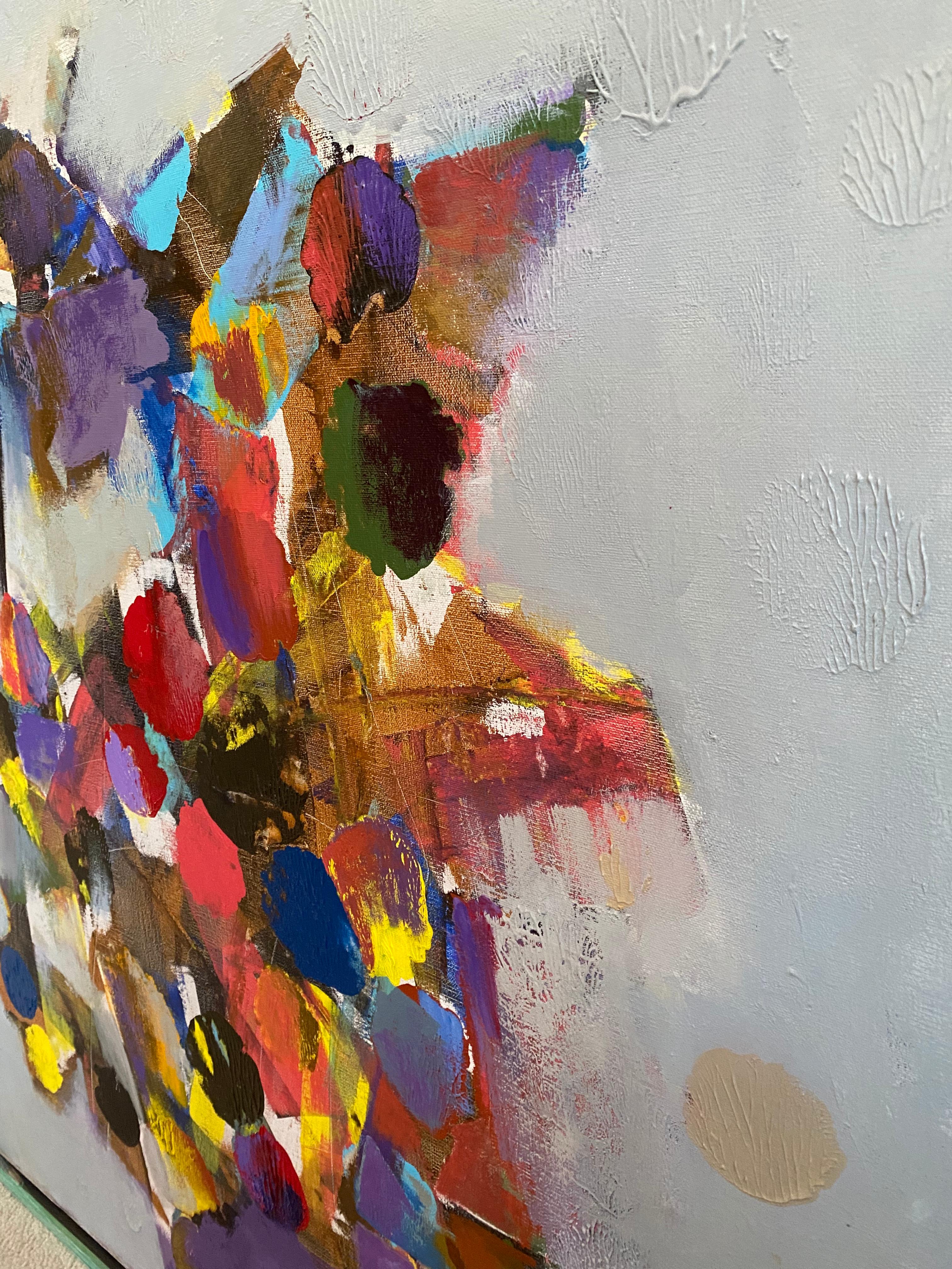 Untitled - Painting by John Saccaro