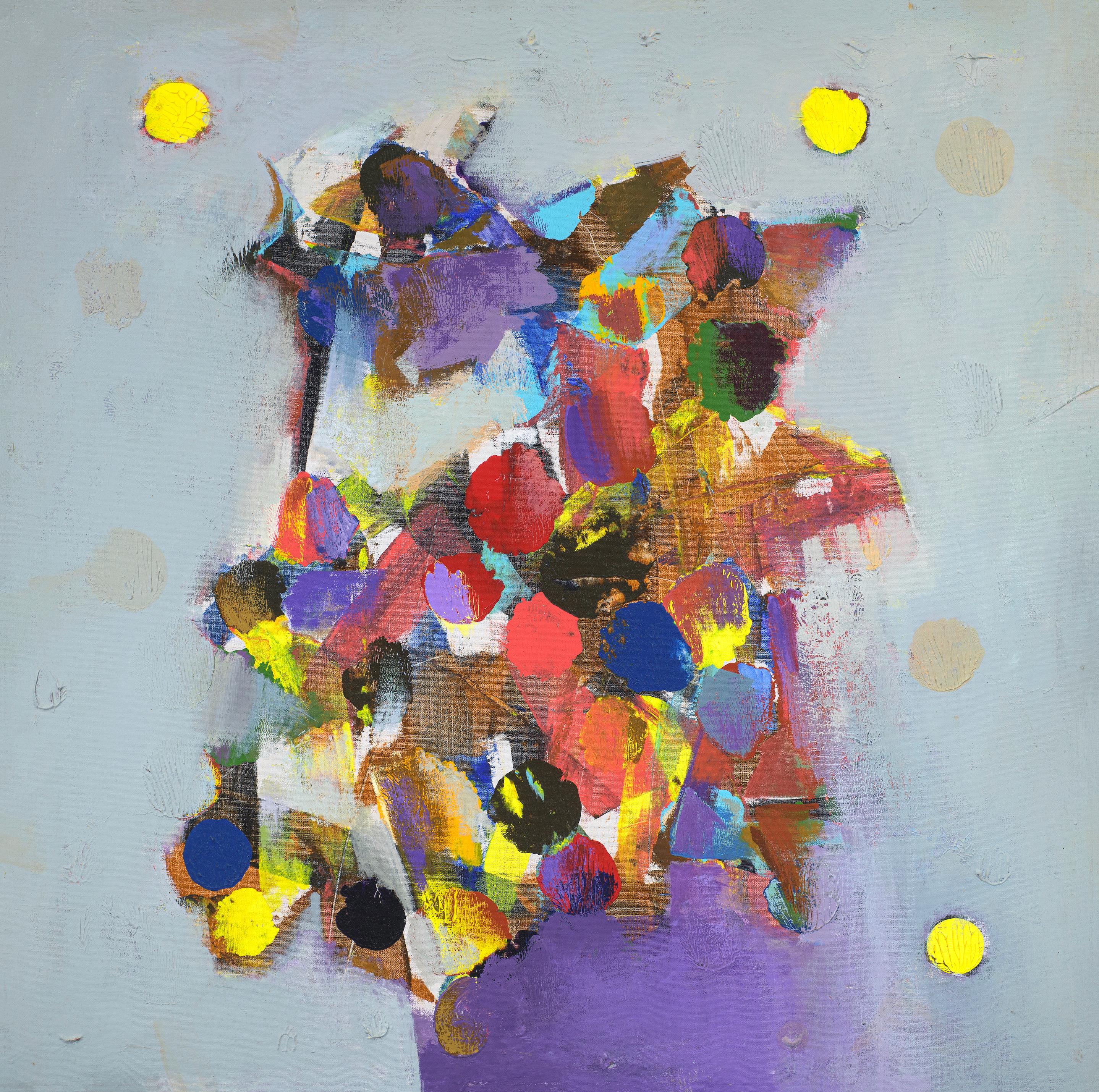 John Saccaro Abstract Painting - Untitled