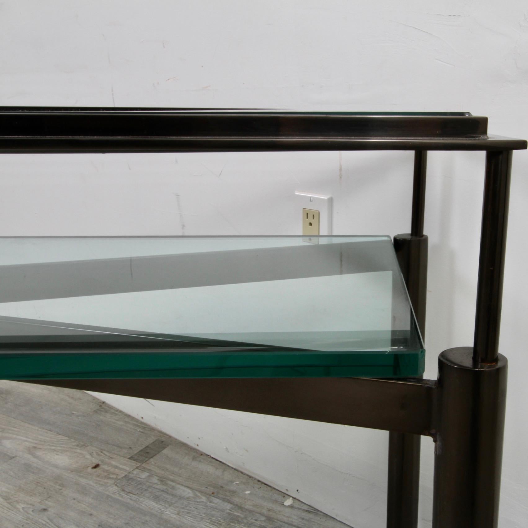 American John Saladino Facade Collection Console Table Circa 80s