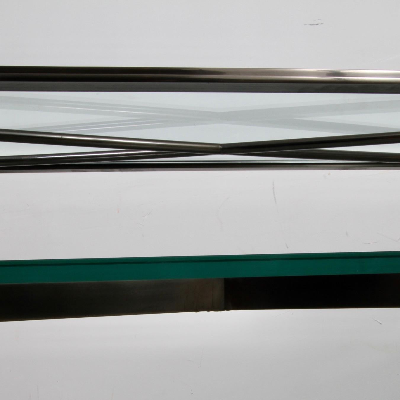 20th Century John Saladino Facade Collection Console Table Circa 80s