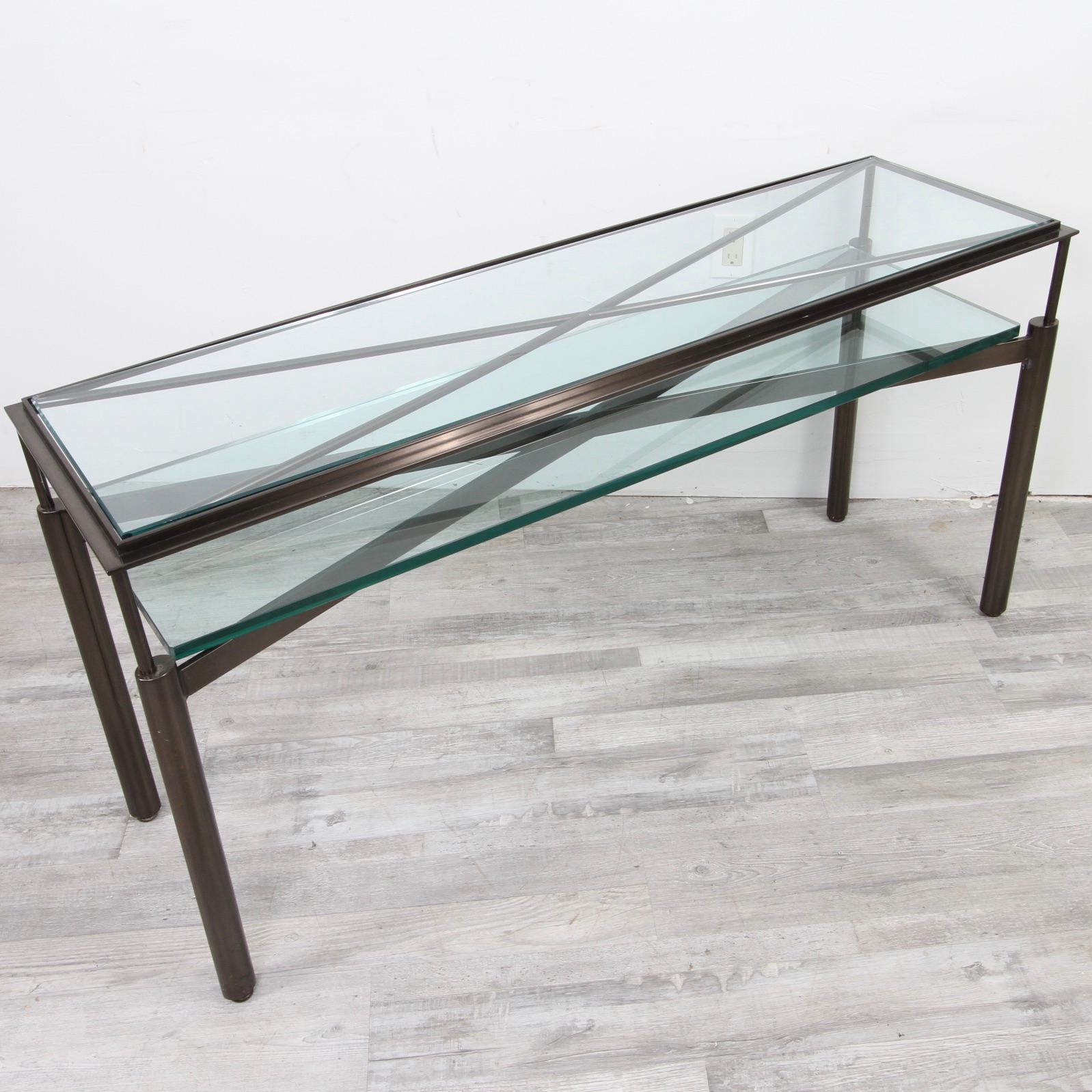 John Saladino Facade Collection Console Table Circa 80s 1