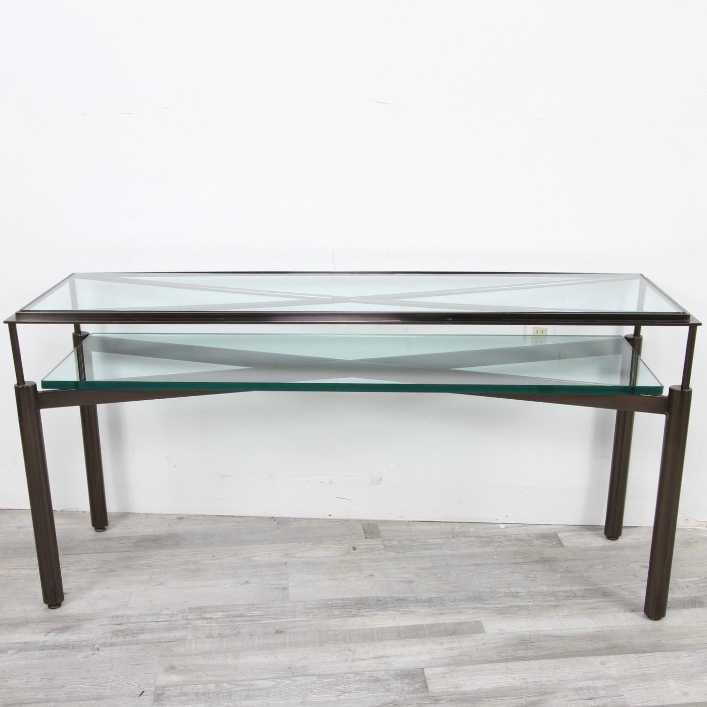 John Saladino Facade Collection Console Table Circa 80s 2