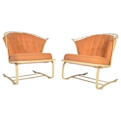 Russell Woodard Freischwinger Patio Lounge Stühle