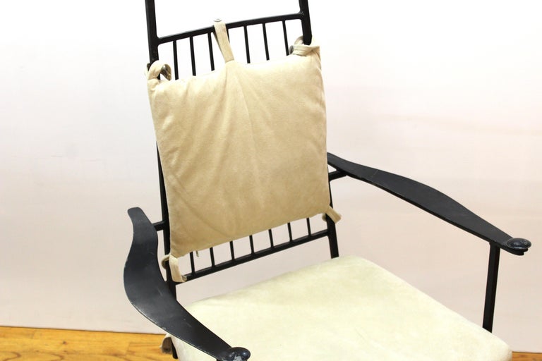 John Salterini For Woodard Mid-Century Modern Iron Patio Chairs For Sale 8
