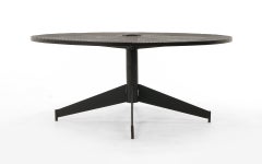 John Salterini Outdoor Coffee Table, Professionally Powder Coated, Satin Black
