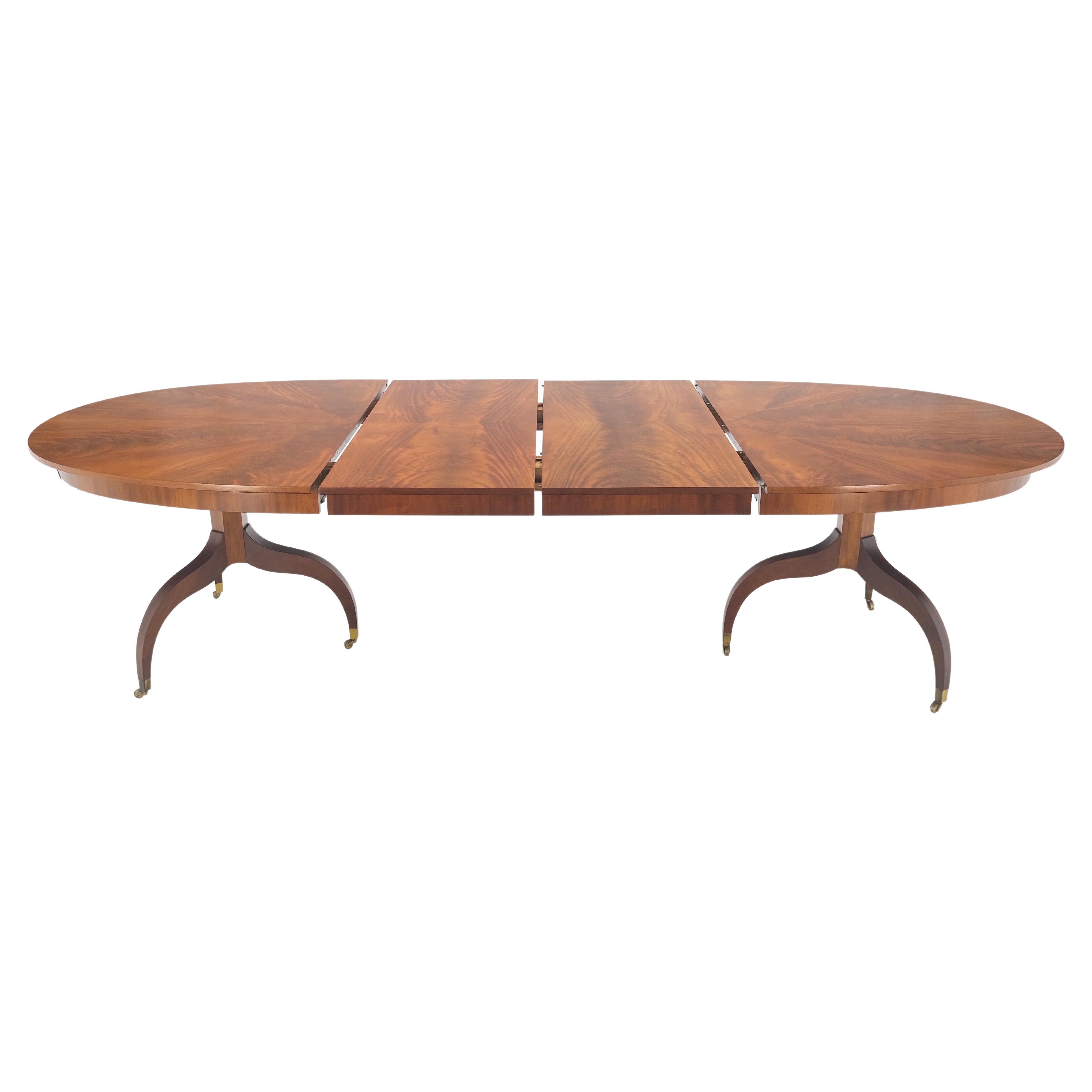 Phenomenal design John Scalia Schmieg & Kotzian Mahogany Double Pedestal Dining Table Two Leaves MINT!
There are 2x20