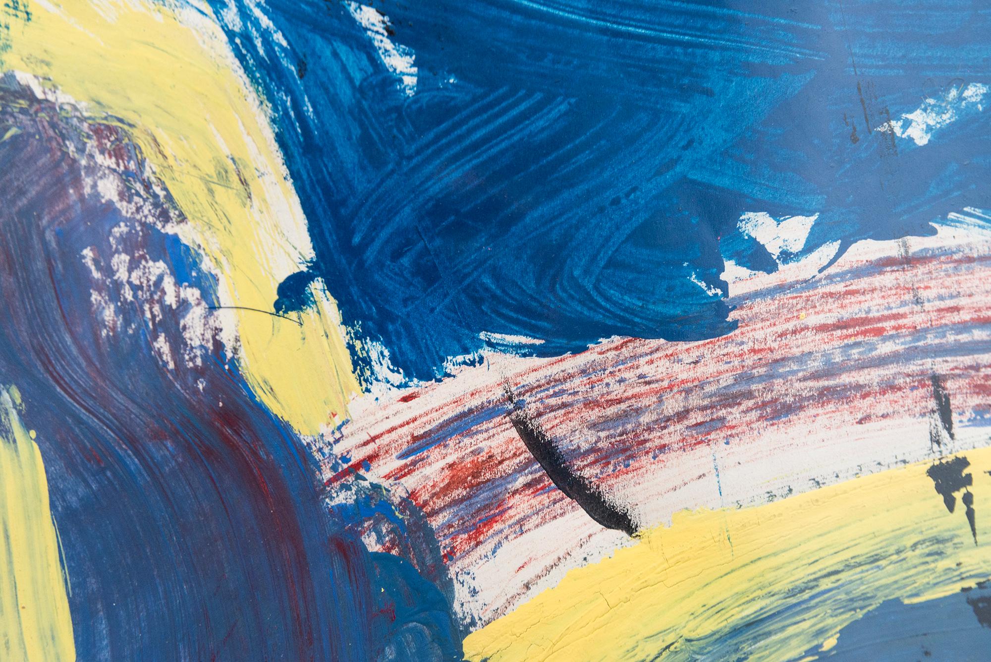 Shame - figuratif, contemporain, dystopique, acrylique sur papier en vente 4