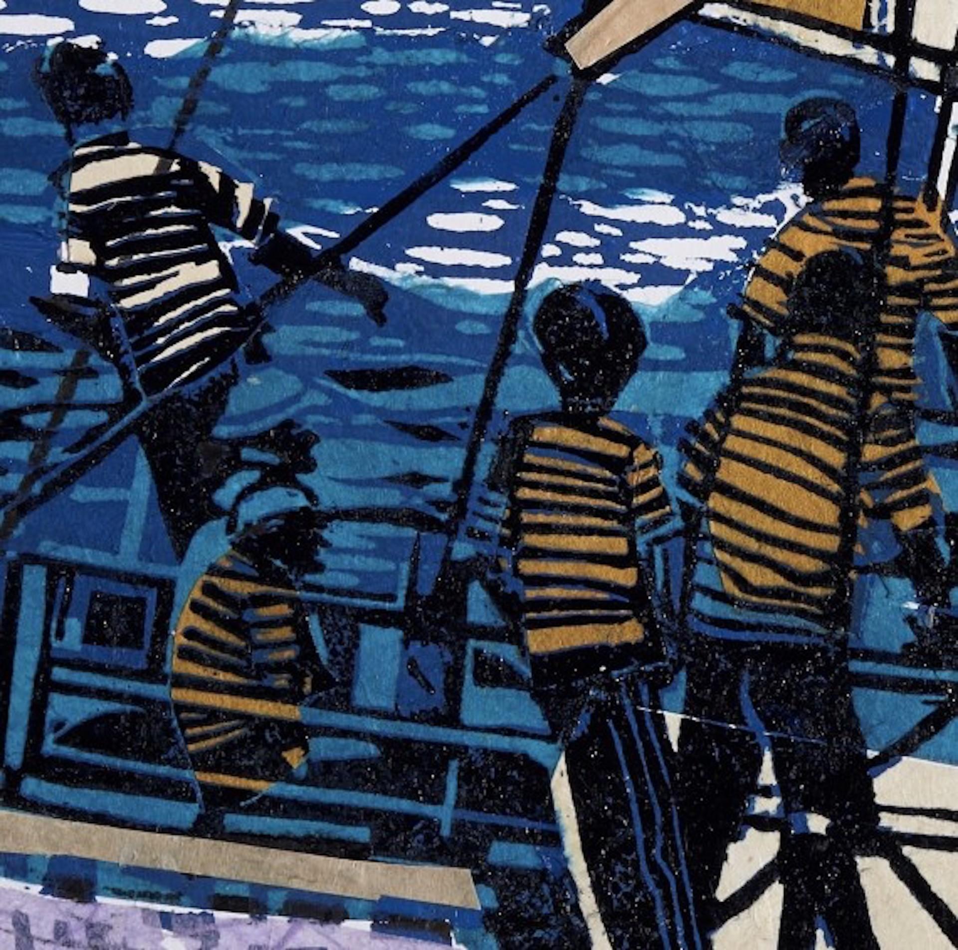 John Scott Martin, Coming Into St Tropez, Arte della vela, Arte di St Tropez in vendita 1