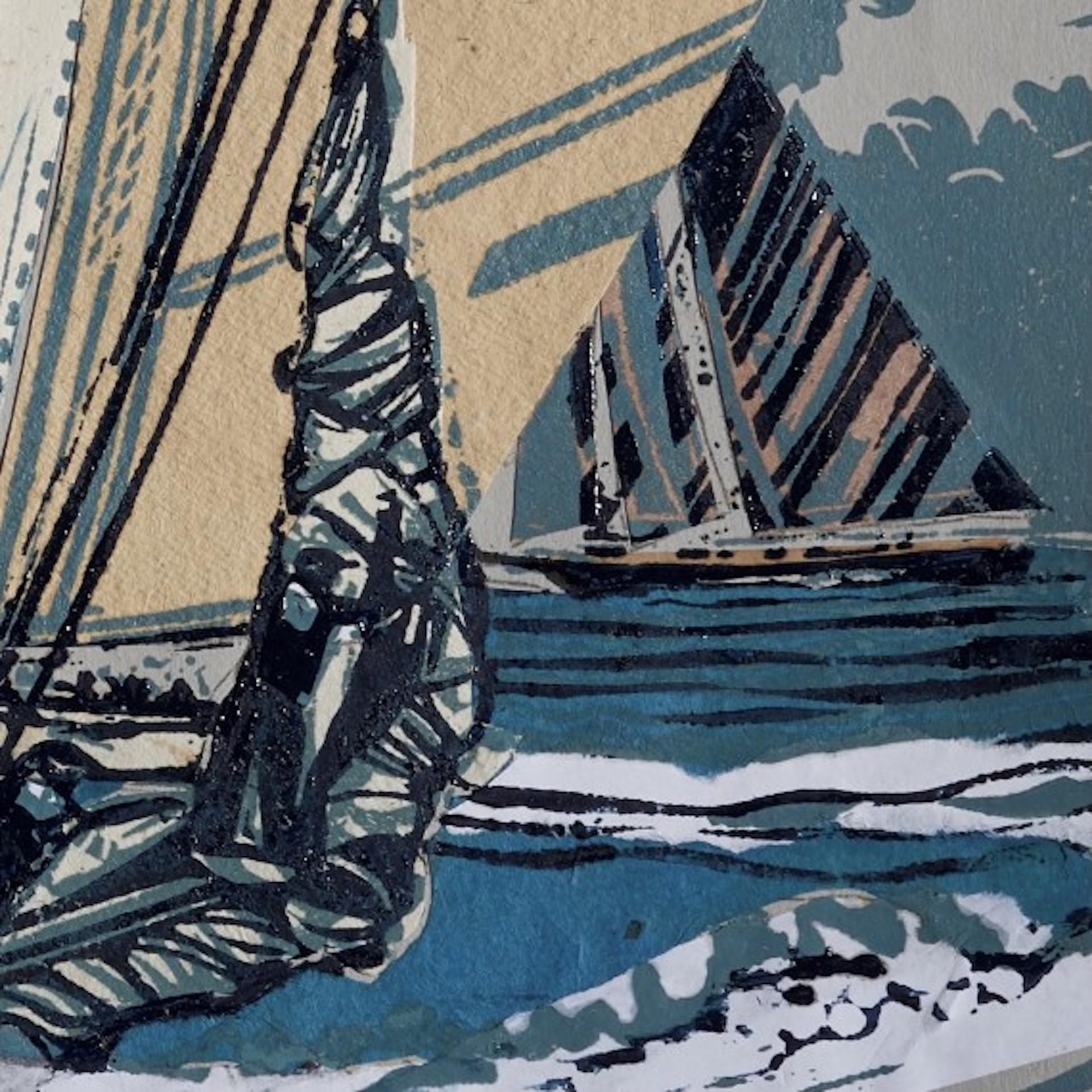 John Scott Martin, We'll Kick Her Through, Arte nautica, Arte accessibile in vendita 3
