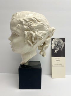 I Johns Marchese Sculpture en buste en terre cuite