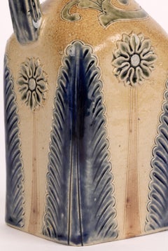 John Seddon Bailey & Co Fulham Pottery Salt Glazed Stoneware Spirit Flagon