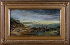 John Sell Cotman (1782â€“1842) - 1836 Oil, The Coast At Twilight