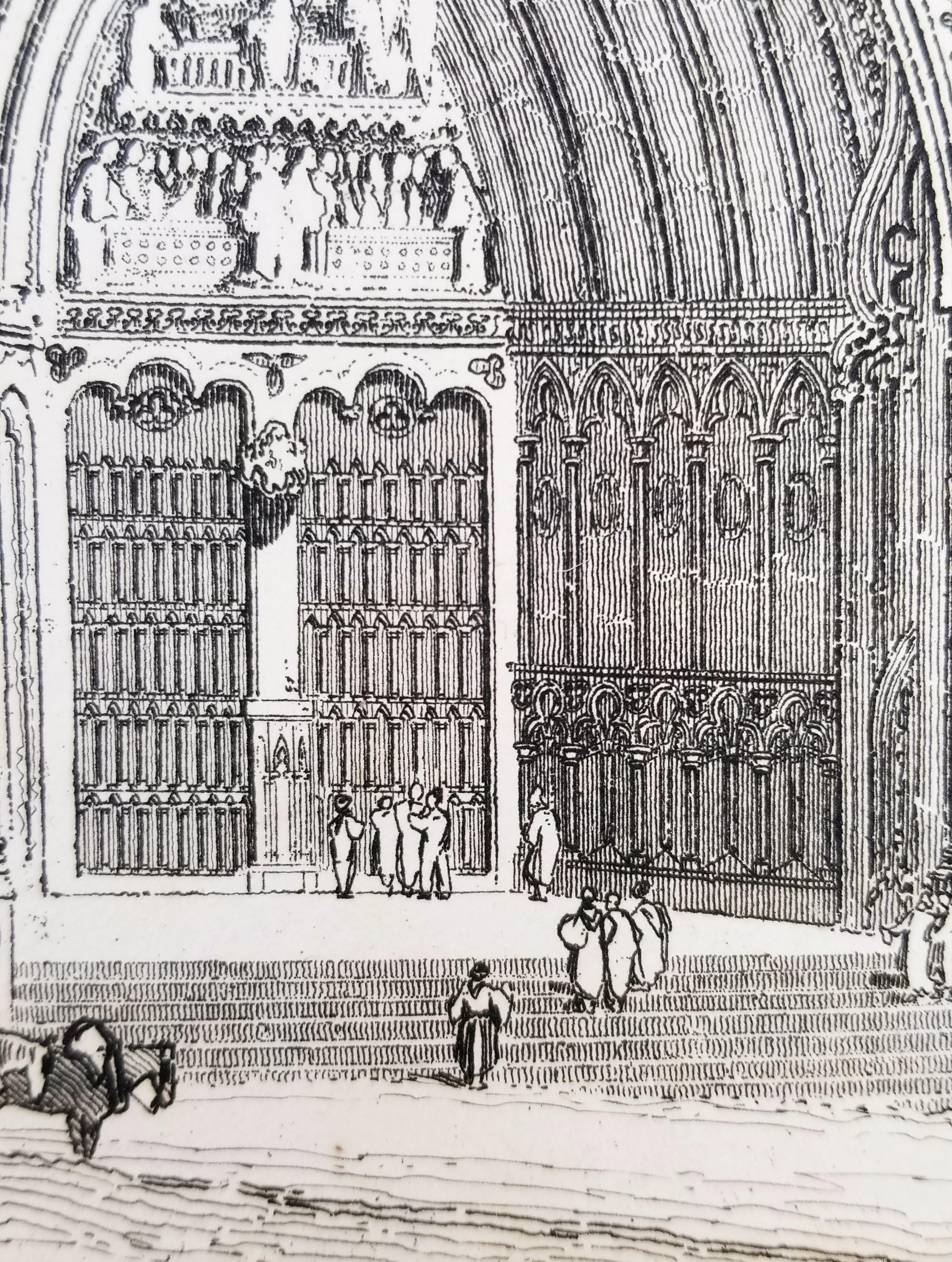 Cathedral Church of Notre Dame, at Séez /// John Sell Cotman Architectural Print For Sale 12