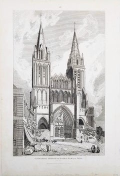 Cathedral Church of Notre Dame, at Séez /// John Sell Cotman Architectural Print