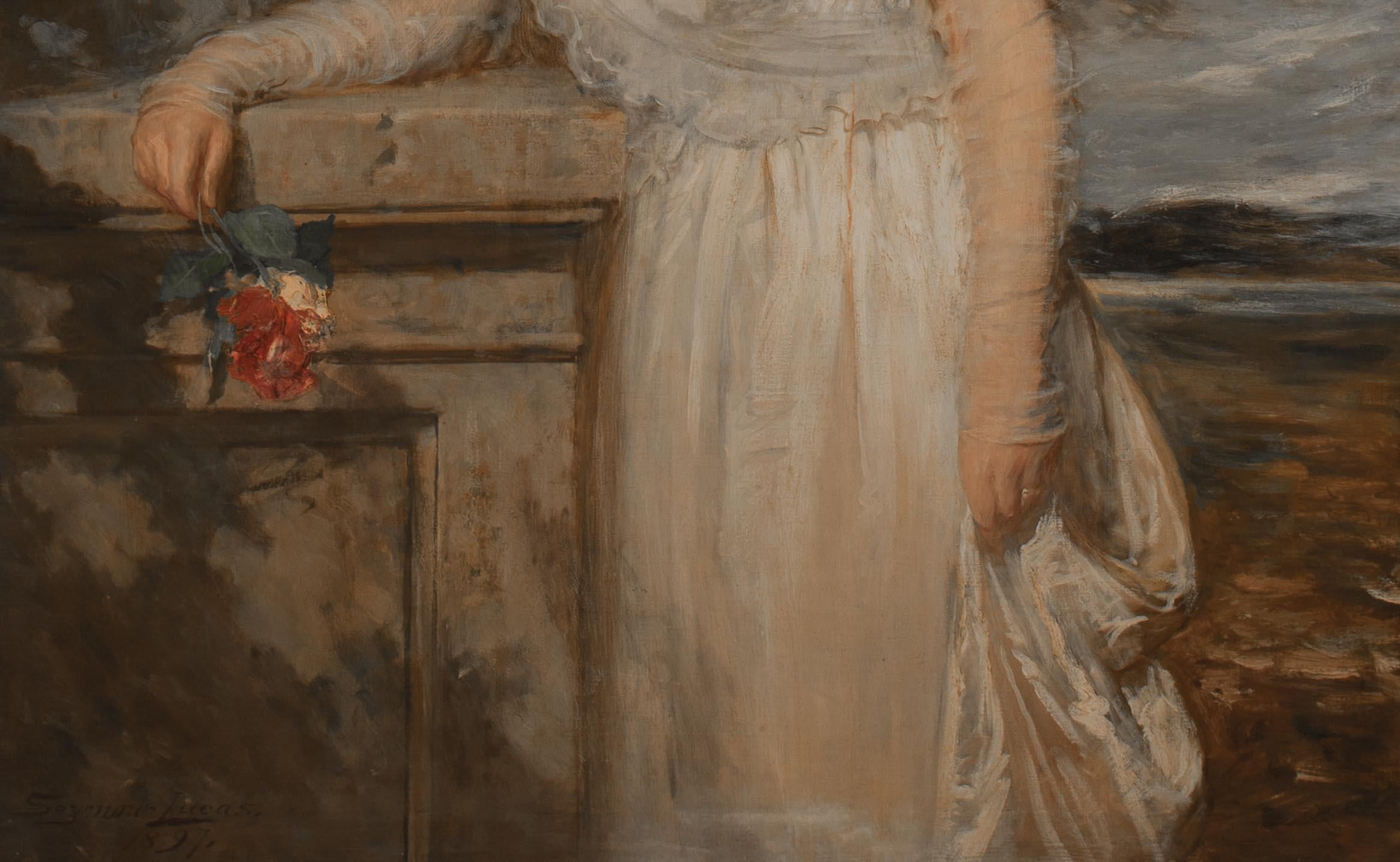 Ritratto della signora Louisa Hartley Tooth (nata Beningfield) di West Hampstead, datato in vendita 1
