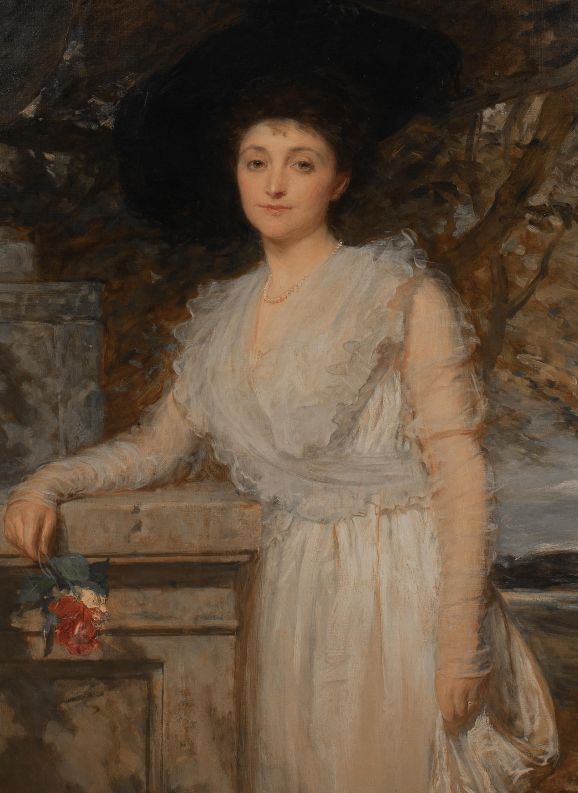 Porträt von Mrs Louisa Hartley Tooth (geb. Beningfield) aus West Hampstead, datiert  im Angebot 3
