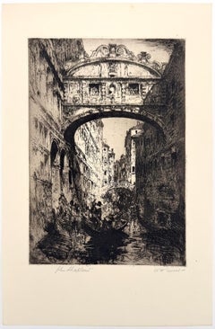 The Bridge of Sighs, Venice, by Walter Henry Sweet & John Shapland