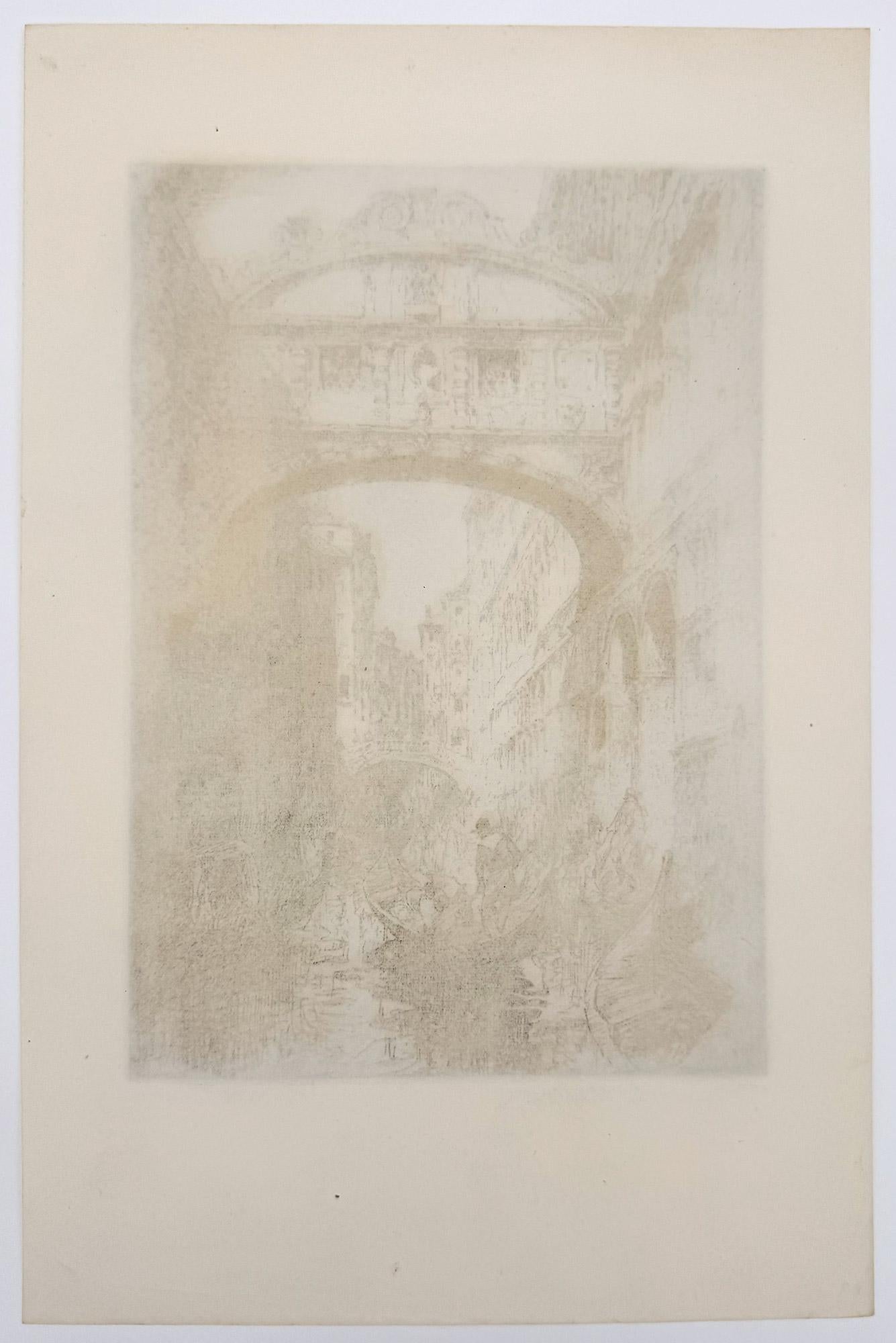 The Bridge of Sighs, Venice, by Walter Henry Sweet & John Shapland For Sale 2