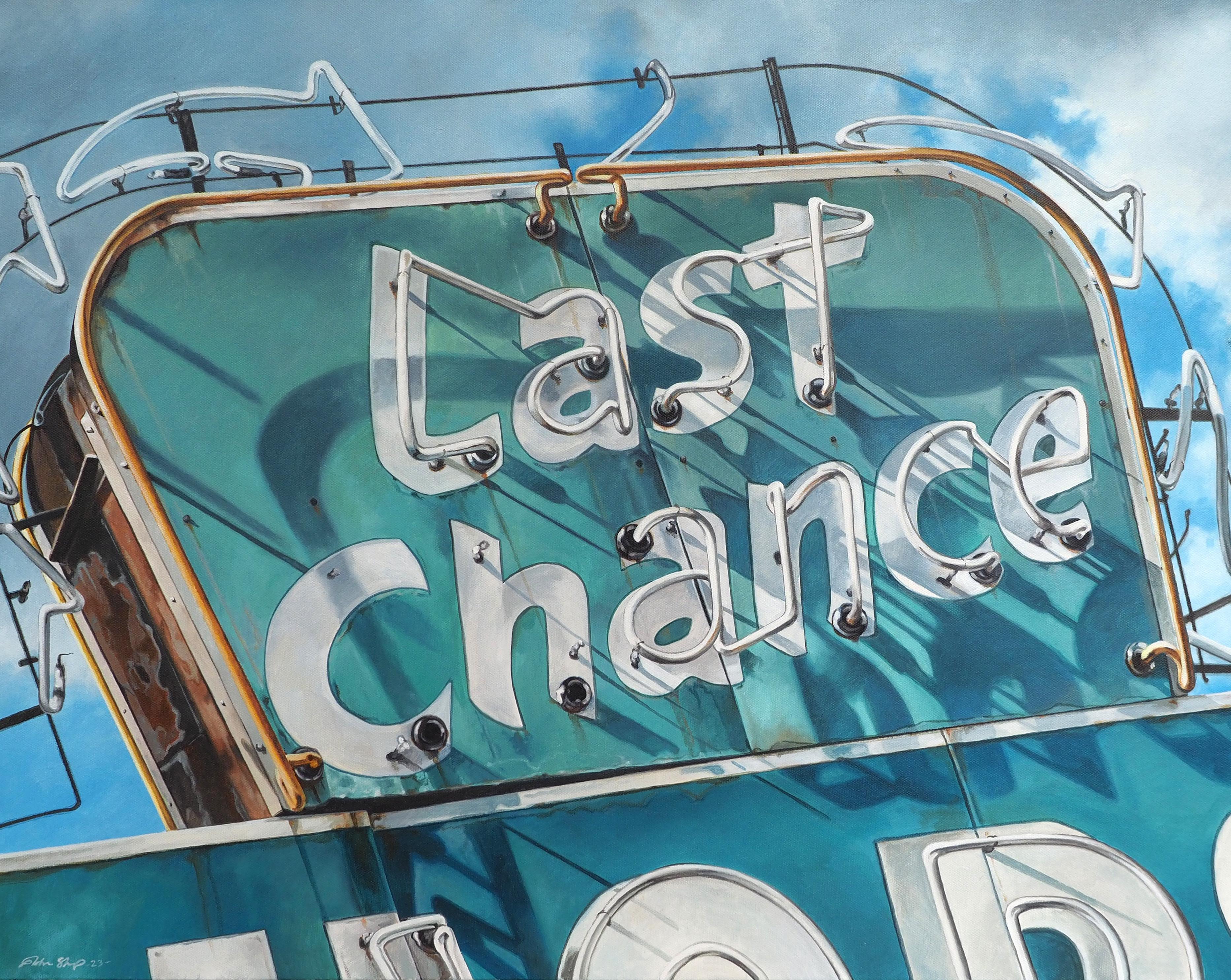 Last Chance - Contemporary Painting by John Sharp