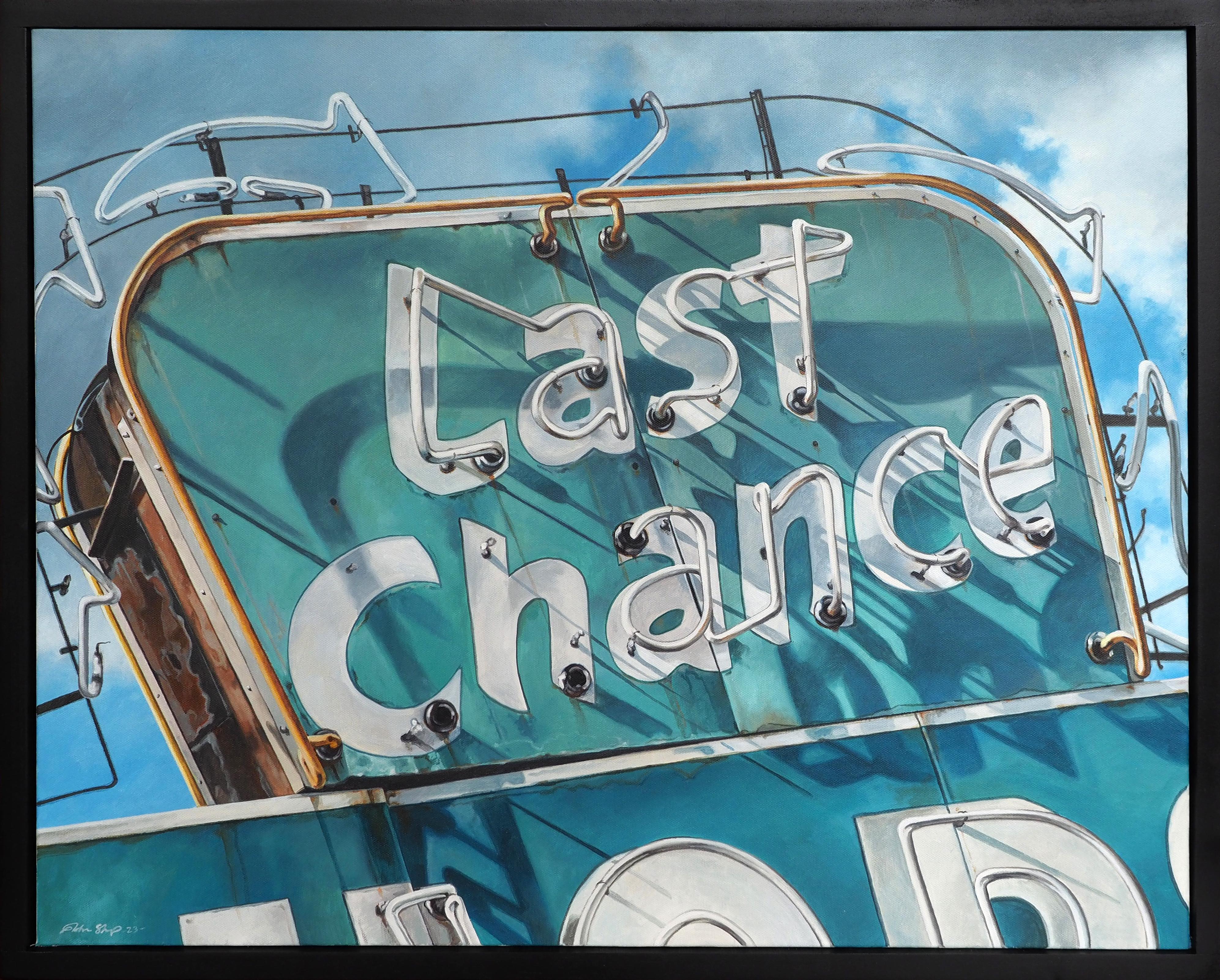 Last Chance - Painting by John Sharp