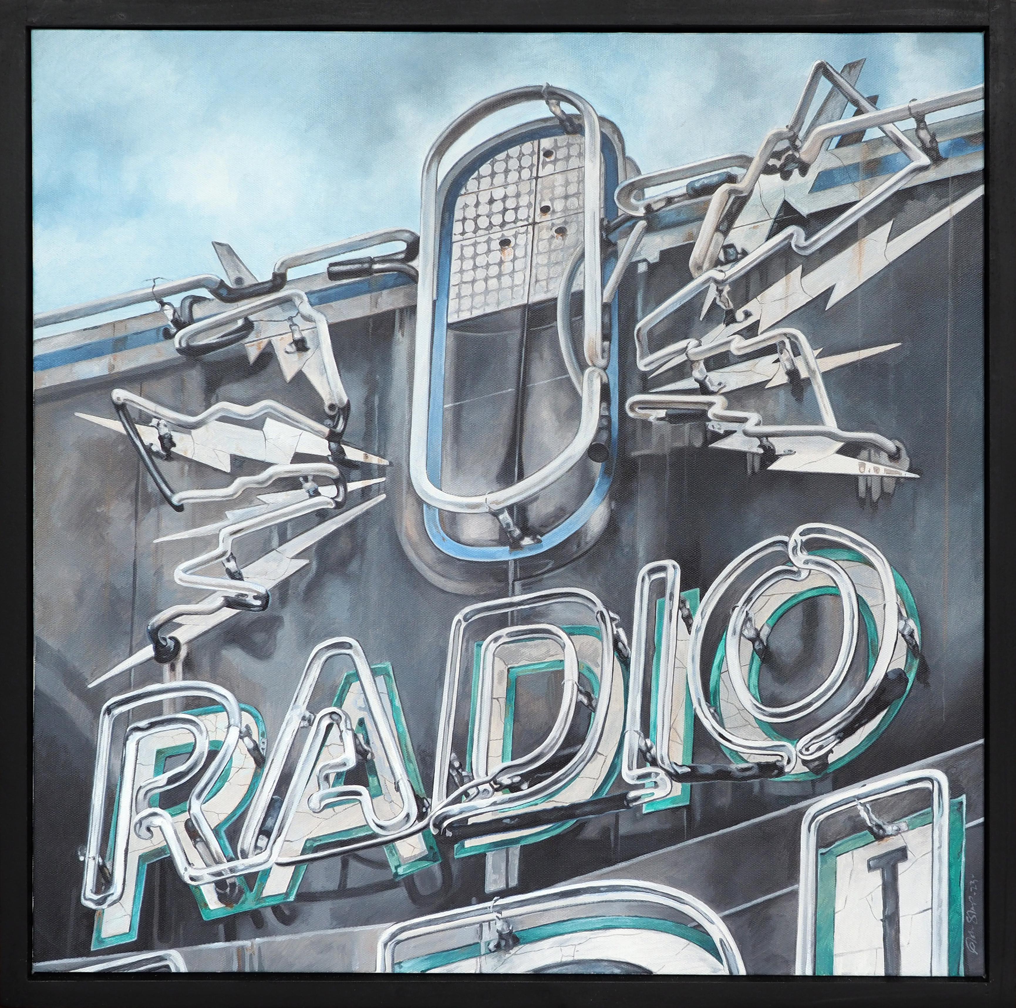 Radio Radio - Painting by John Sharp