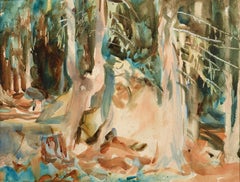 John Singer Sargent - A Forest Scene, Val d
Aosta, Purtud, c. 1907 A Forest Scene, Val d
Aosta, Purtud, c. 1907