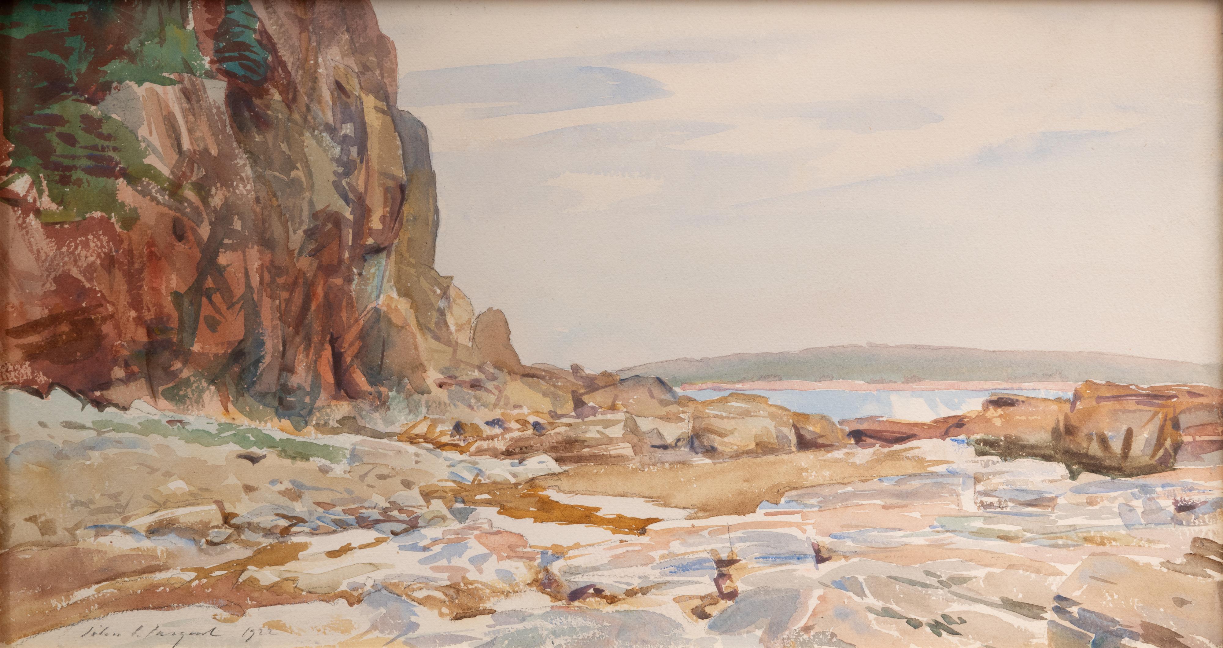 Landscape Painting de John Singer Sargent - Isla Ironbound, Maine